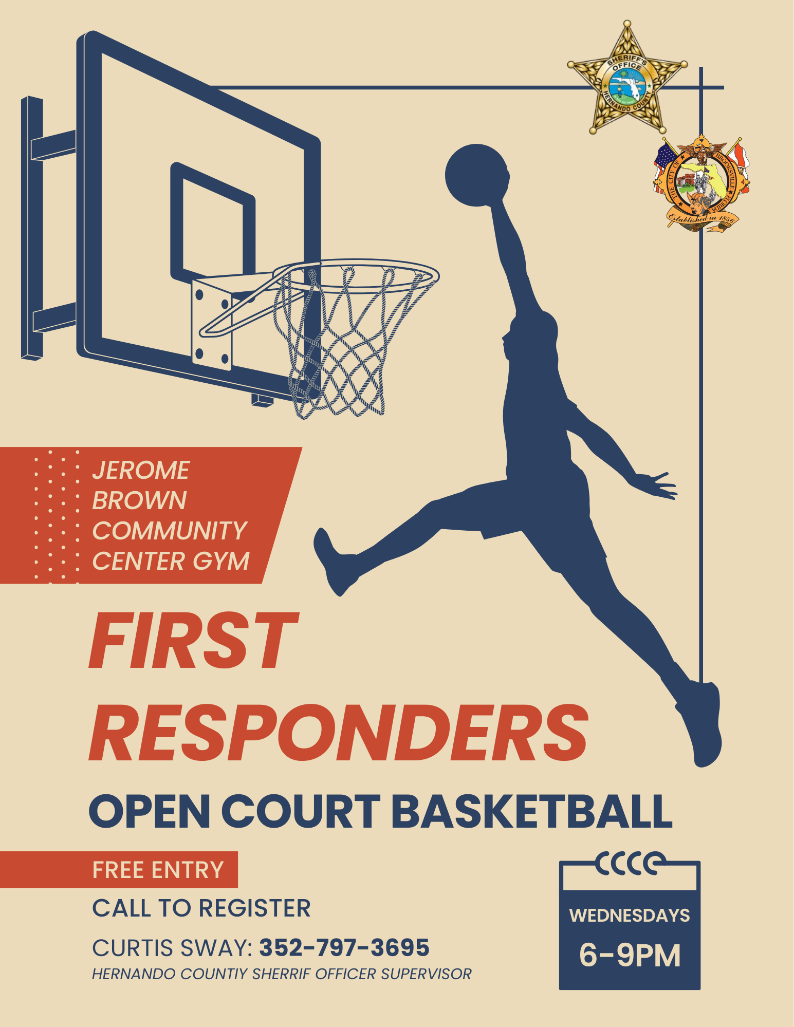 First Responders Open Court Flyer